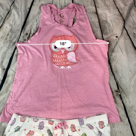 PJ Couture Womens Owl Print Matching PJ Set - Picture 9 of 10